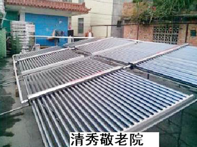 青秀敬老院太陽能熱水器工程聯(lián)箱
